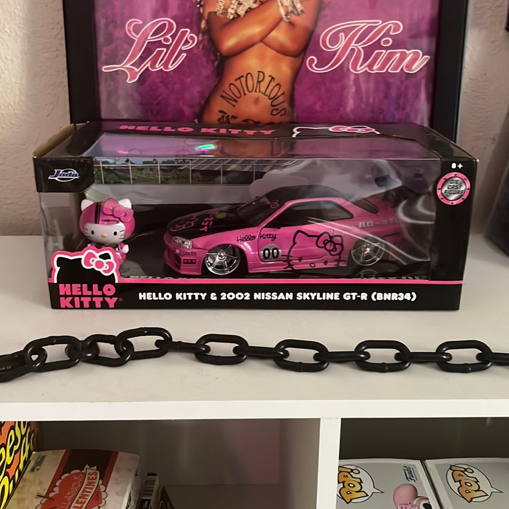 Hello Kitty Sanrio x 2002 NISSAN GTR SKYLINE Collectible